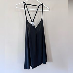 Old navy grey v neck spaghetti strappy tank top